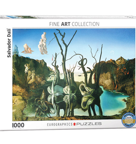 Puzzle 1000 Cisnes que Reflejan - Salvador Dali