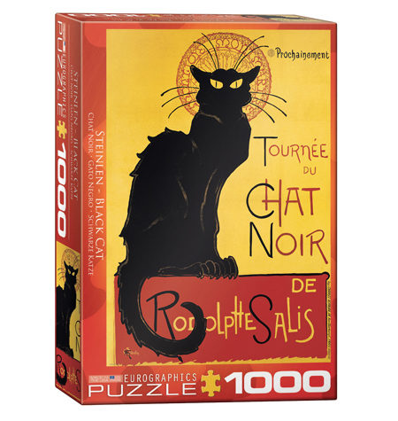 Puzzle 1000 El gato negro - Steinlen